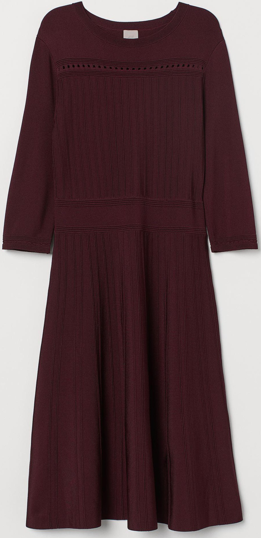 

Платье H&M 7911420-ACXX S Темно-фиолетовое