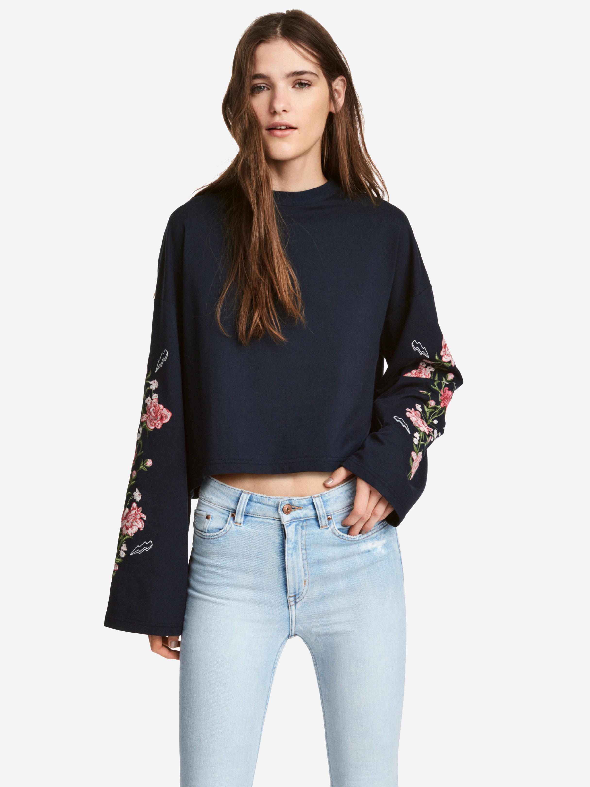 

Свитшот H&M 5521236-ABCP M Темно-синий