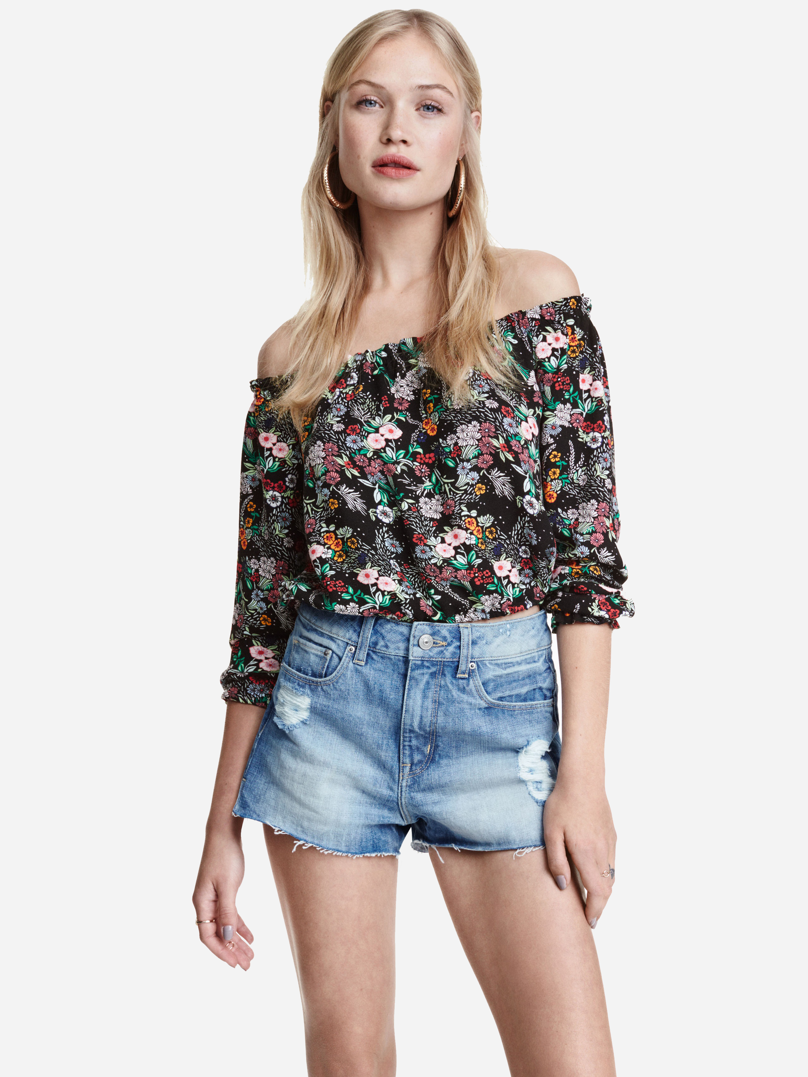 

Топ H&M 3739483-AAUU  Разноцветный, Топ H&M 3739483-AAUU 32 Разноцветный