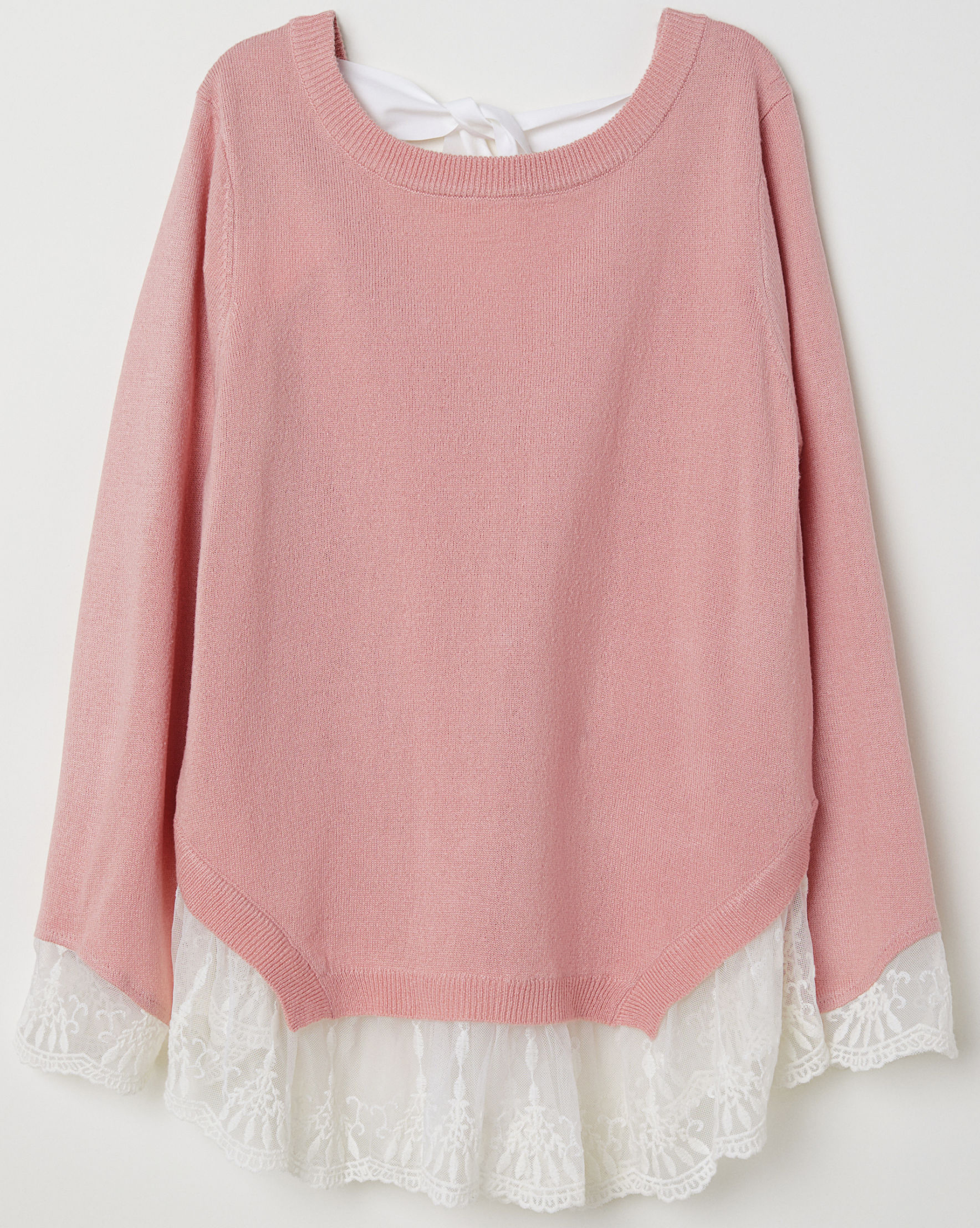 

Джемпер H&M 5796957-ABEK XS Розовый с белым