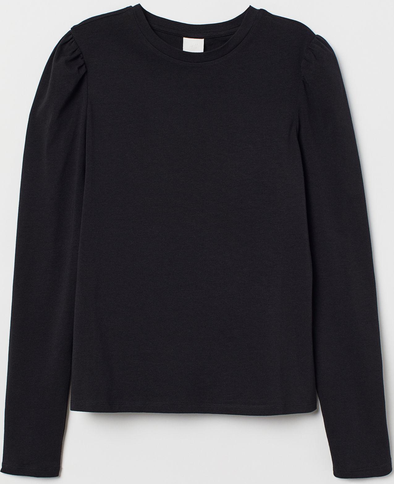 

Лонгслив H&M 7639109-AAAD M Черный