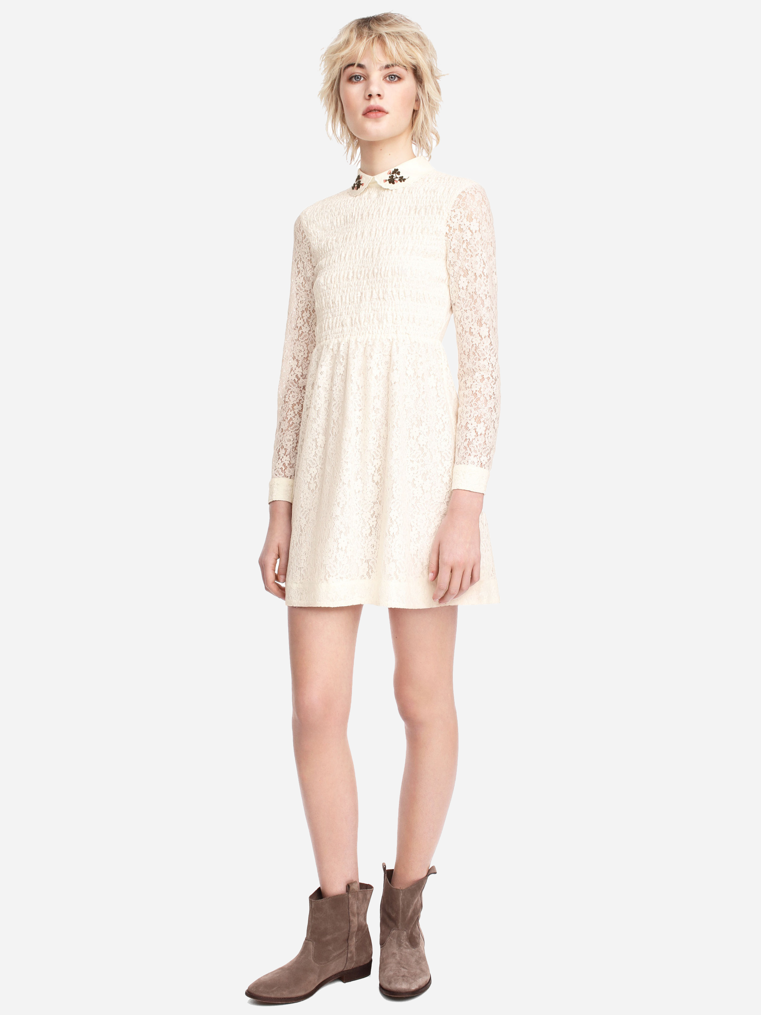

Платье H&M 4714245-ABAK 34 Молочное