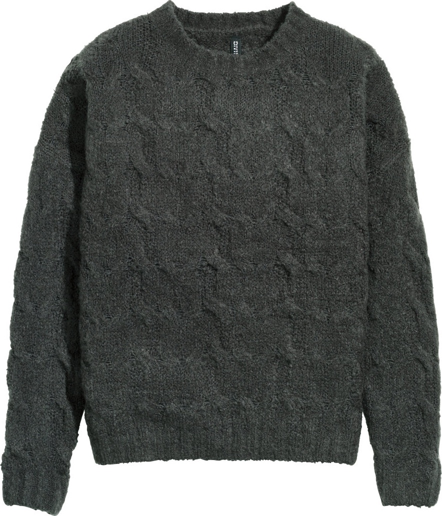 

Джемпер H&M 3541933-ACXW М Темно-серый