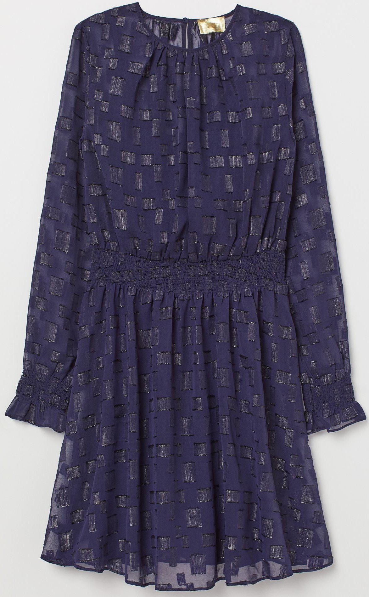 

Платье H&M 6834768-AARR 34 Темно-синее