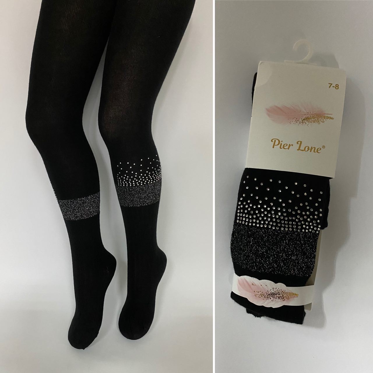 

Демисезонные детские колготки Pier Lone Турция колготы для девочки со стразикамир 6 р 146 - 152 см 11-12 лет черные 127