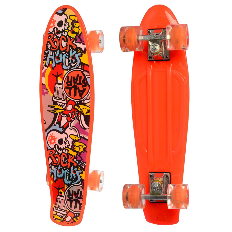 

Скейт Penny board Profi Оранжевый (MS 0749-5)