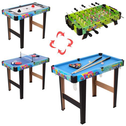 

Настольная игра 4 в 1 (хоккей, футбол, теннис, бильярд) арт. 6008-4