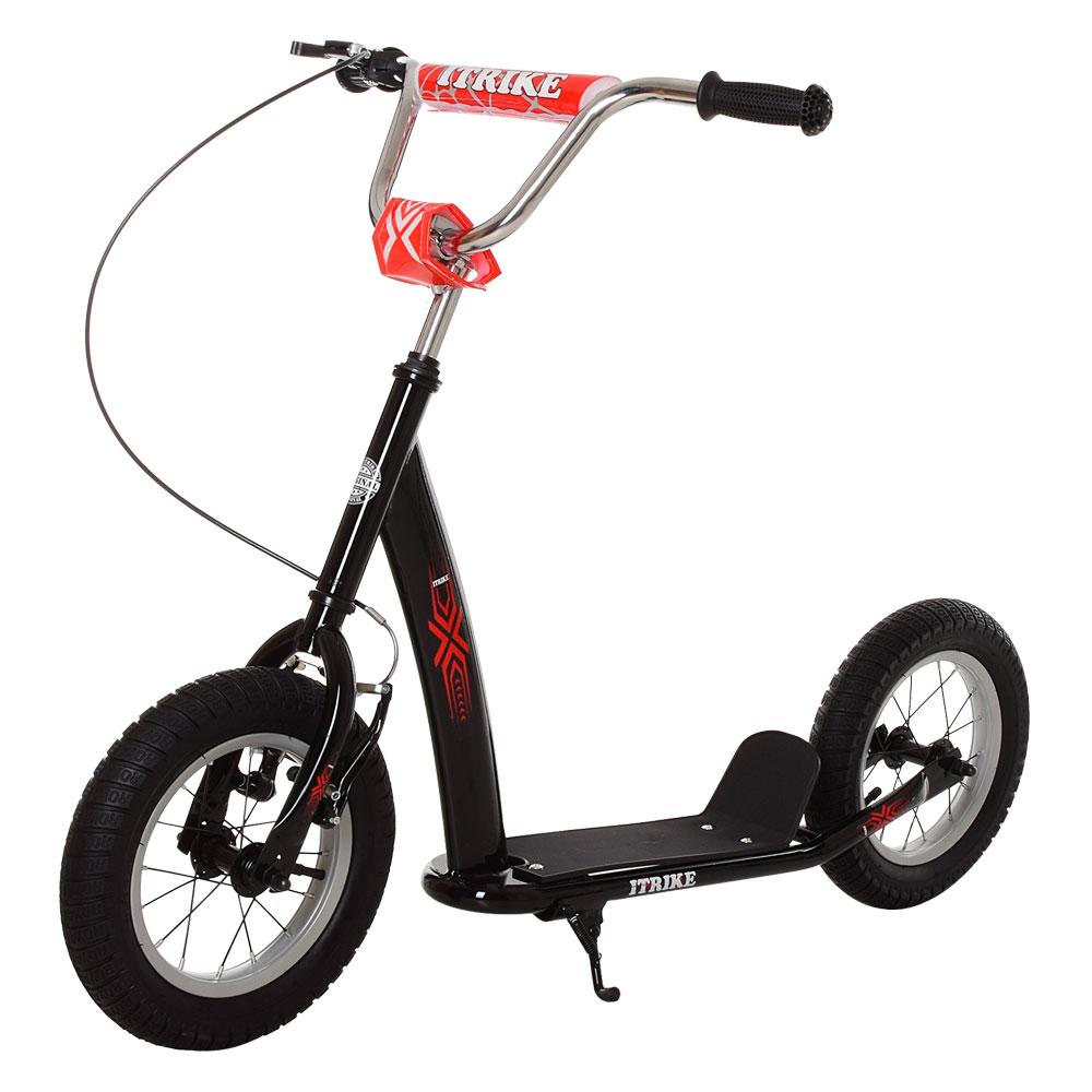 

*Самокат для детей и взрослых Scooter с ручным тормозом (ЧЕРНЫЙ) арт. 2-047-B