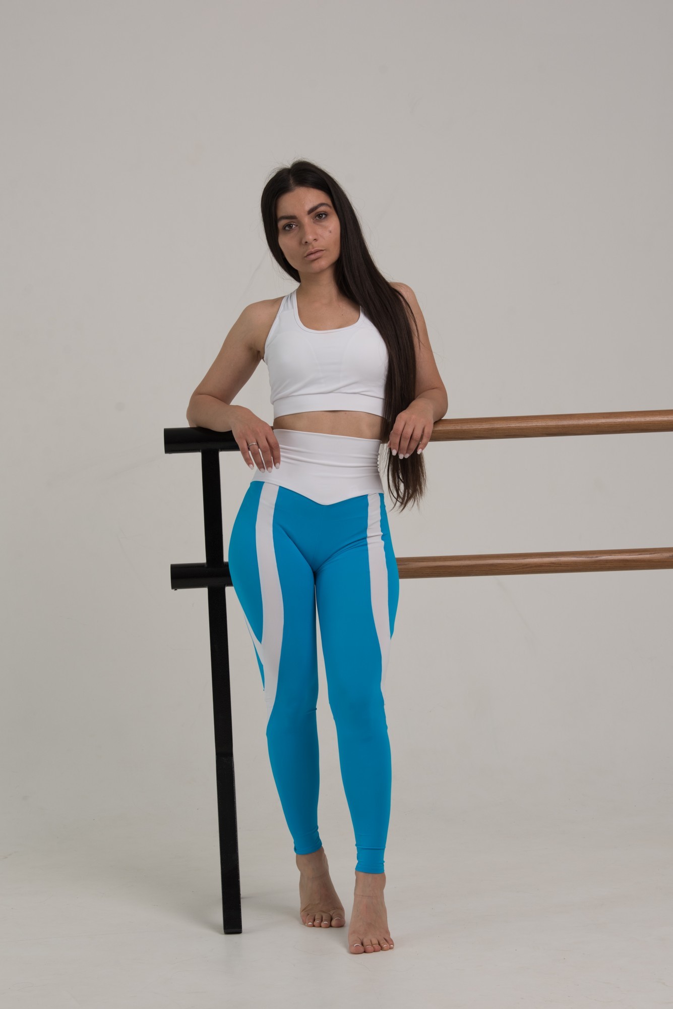 

Спортивный женский костюм (Топ леггинсы) FitU XL Разноцветный
