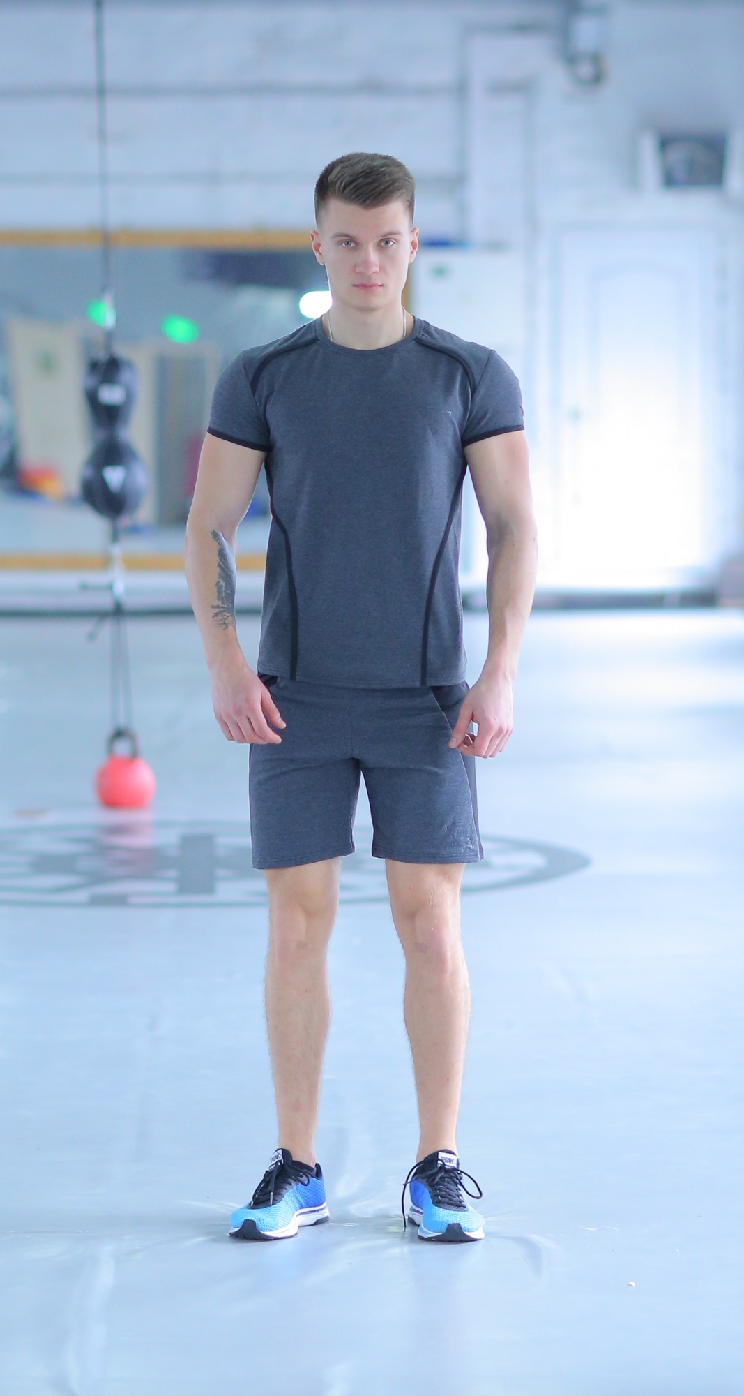 

Спортивный мужской набор Glory gray 1 2 FitU XL Серый