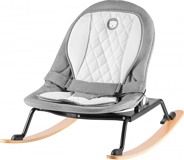 

Кресло-качалка детская ROSA GREY/BLACK Lionelo 76х43х56 см (det0004321)