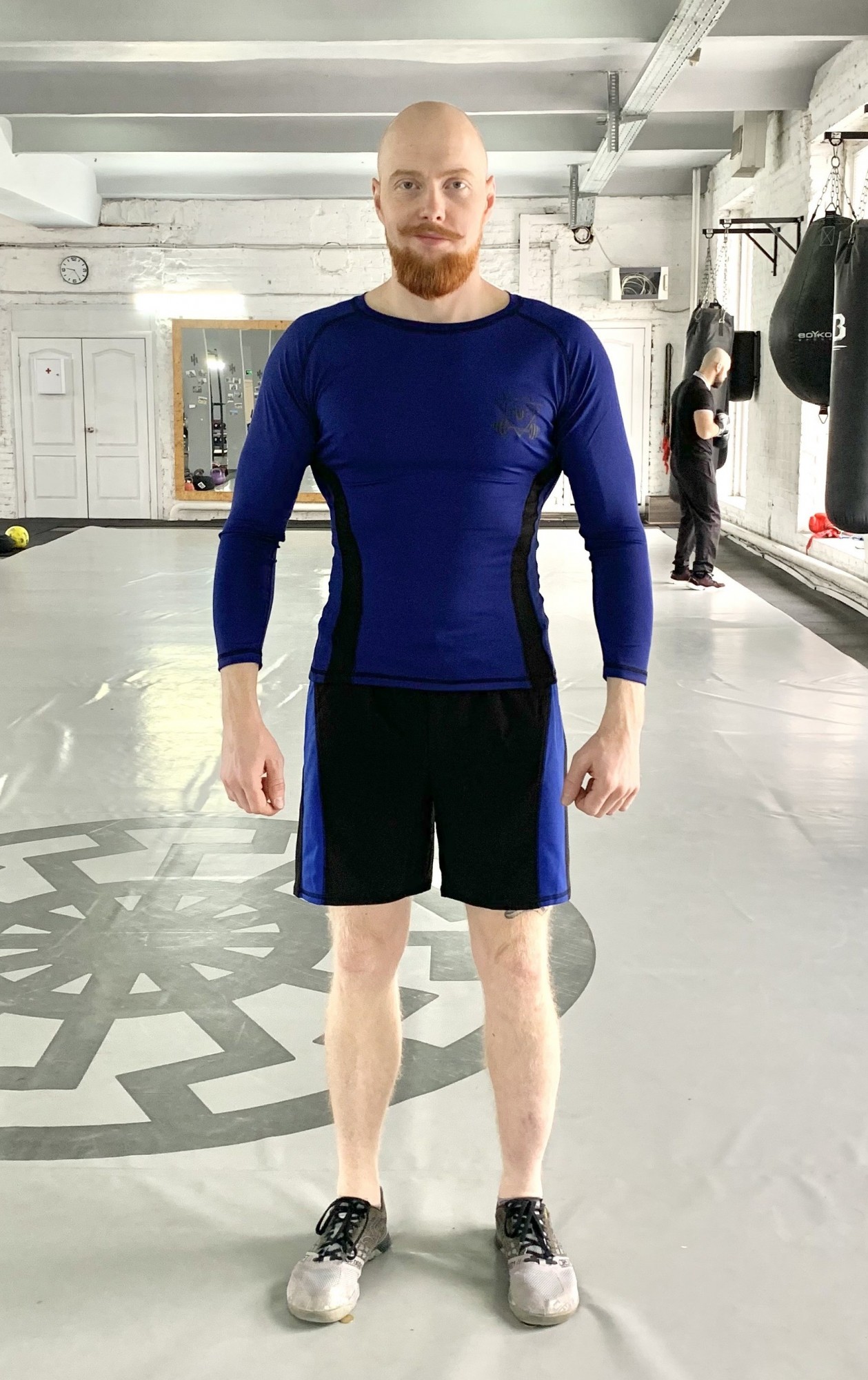 

Спортивный мужской набор (Рашгард шорты) Rush b-blue 1 0 FitU XL Синий