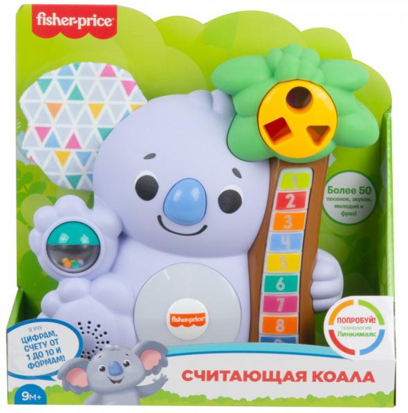 

Интерактивная игрушка Fisher-Price Linkimals Считающая коала (GRG60)