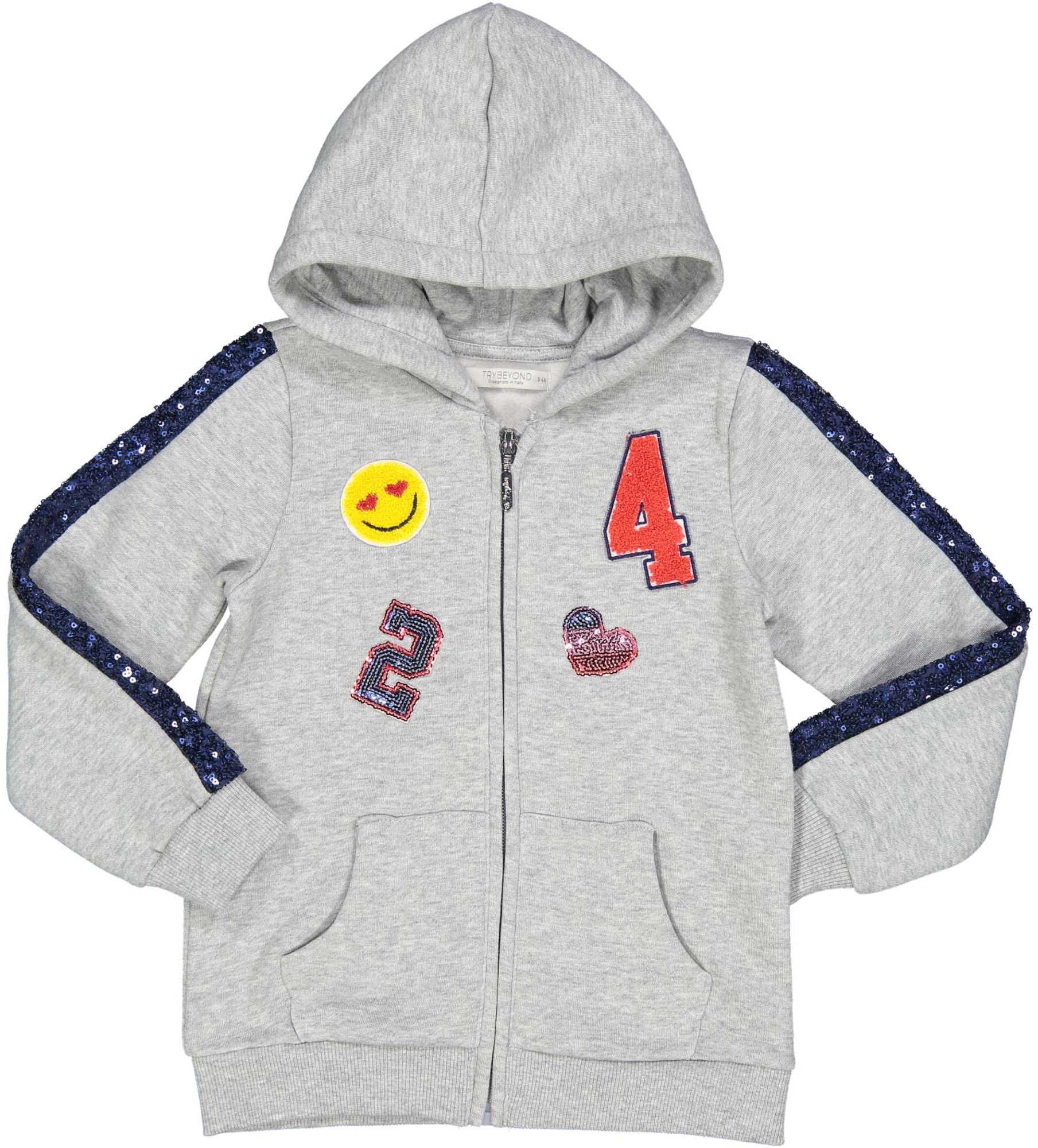 

Толстовка Trybeyond 999768880048D 5/6A Grey