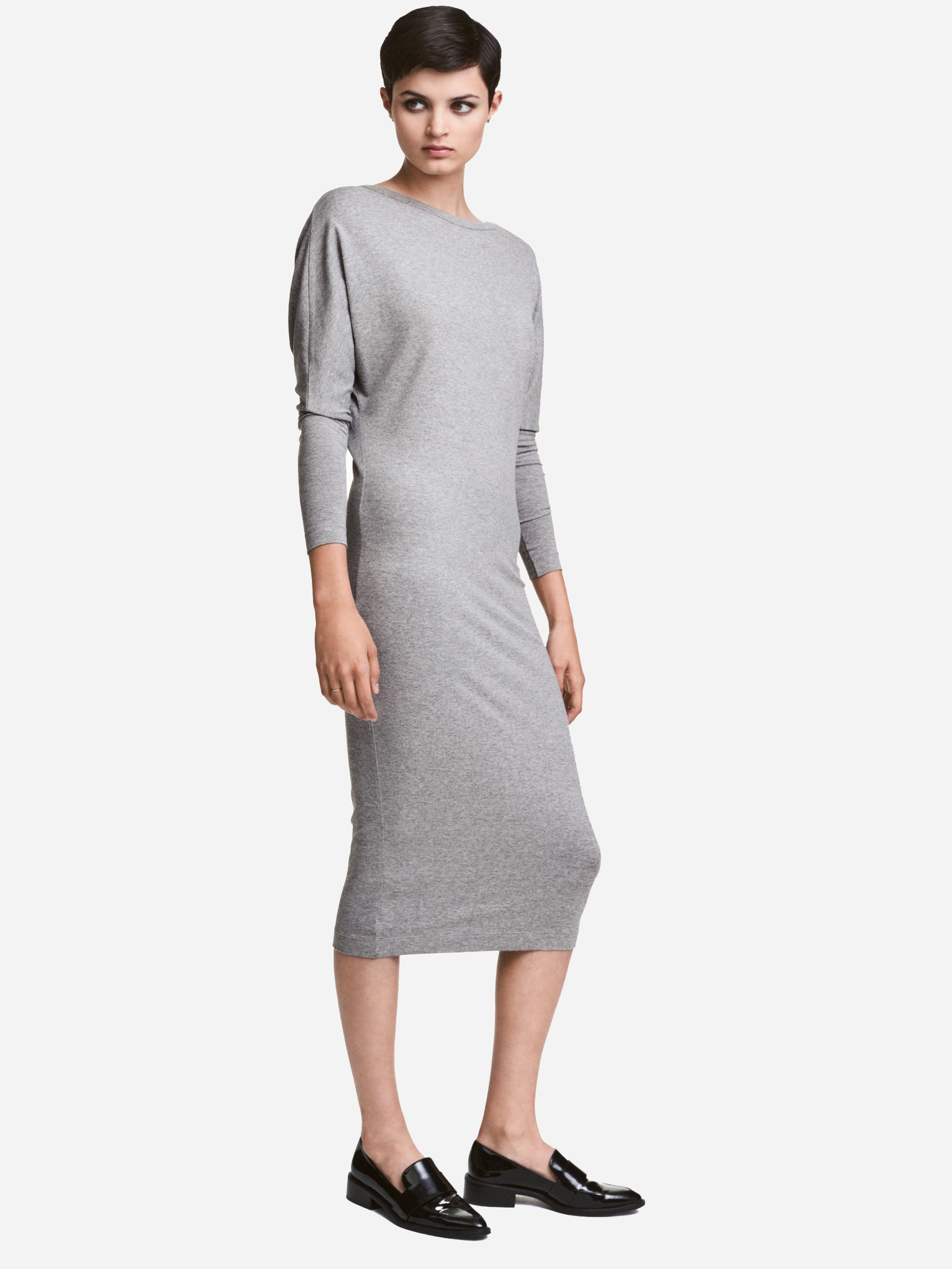 

Платье H&M 4608304-ABKU 36 Серое