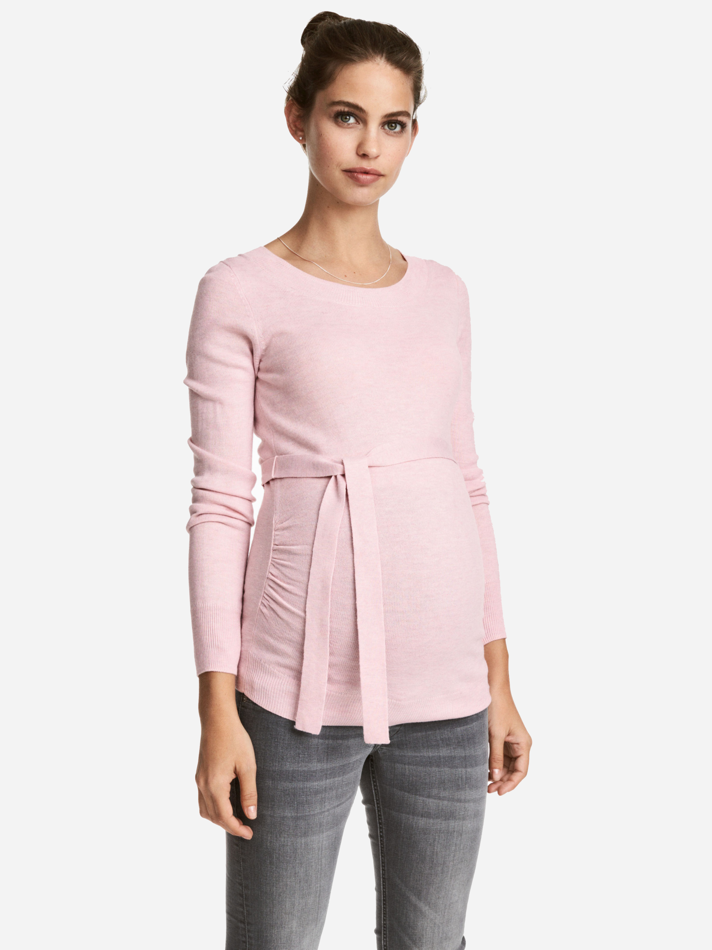 

Джемпер для беременных H&M 5202416-ACWG XL Розовый