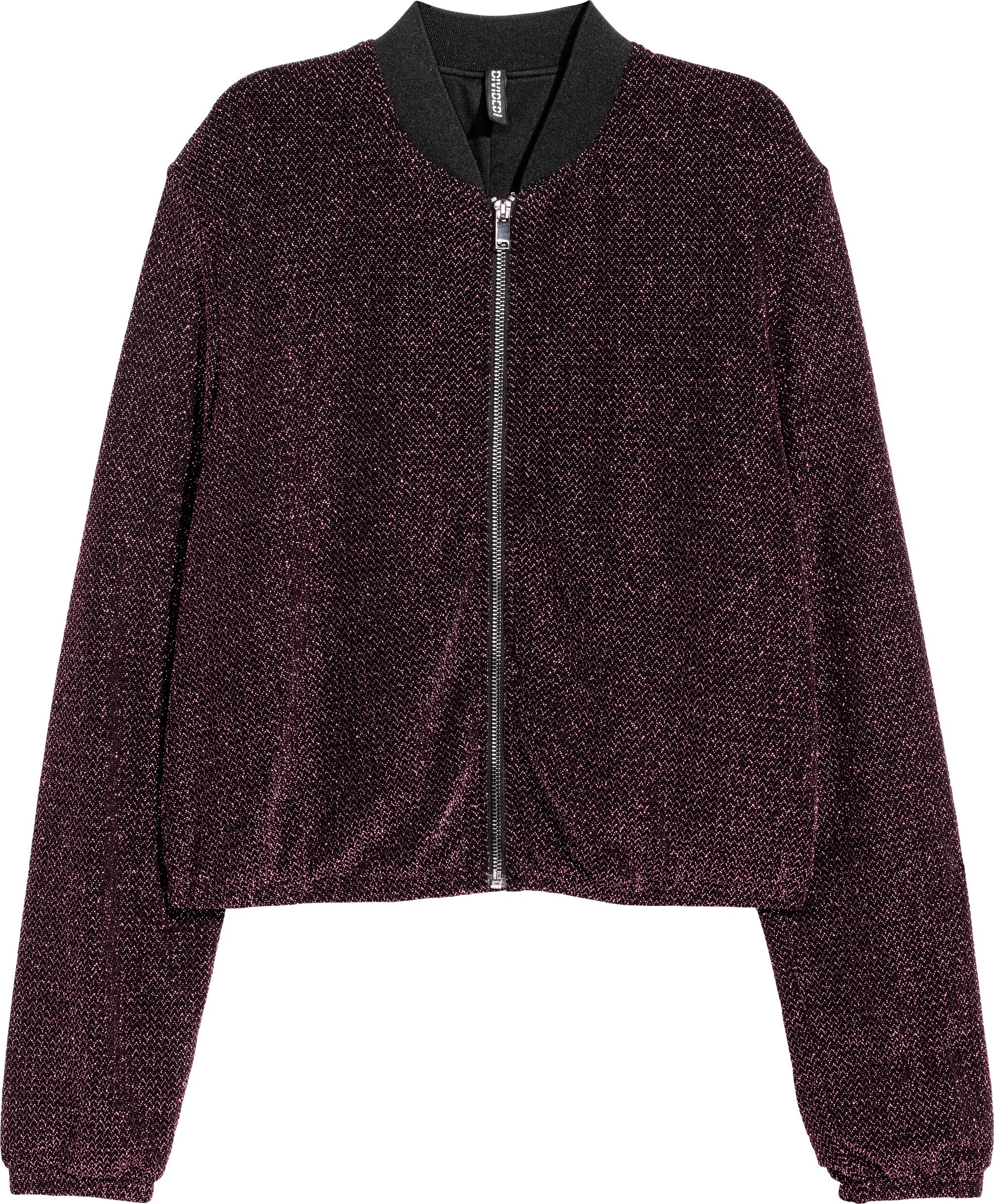 

Бомбер H&M 5640186-ABGD 32 Розовый с серебристым