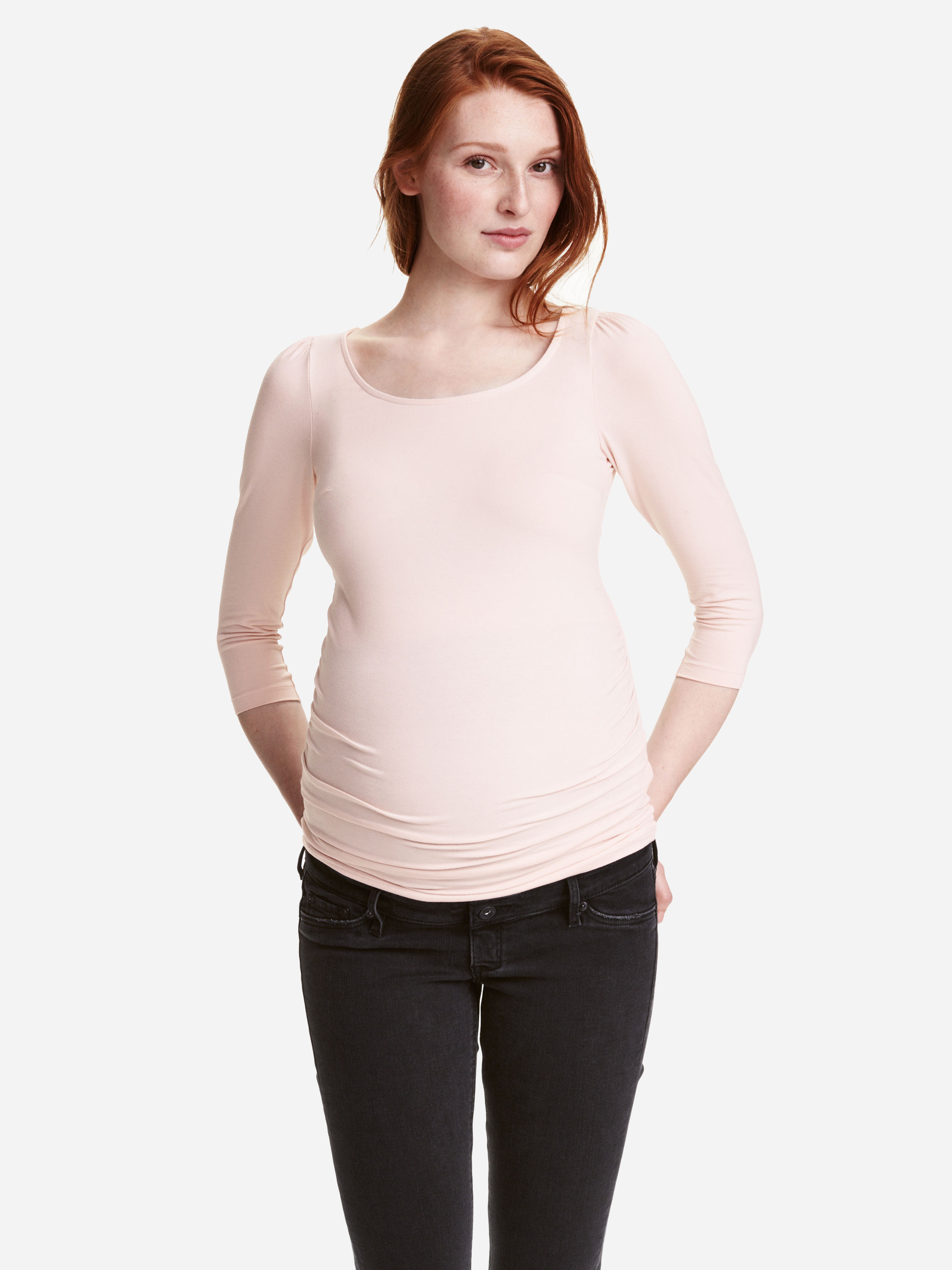 

Лонгслив для беременных H&M 4484644-ACUH S Бледно-розовый
