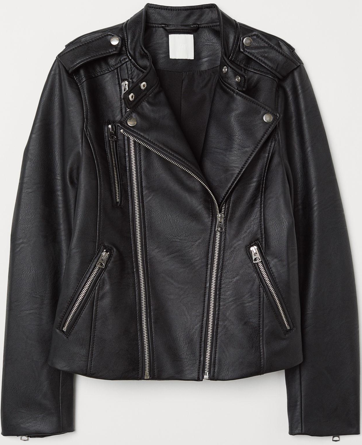 

Куртка из искусственной кожи H&M 7232959-AAAD 34 Черная