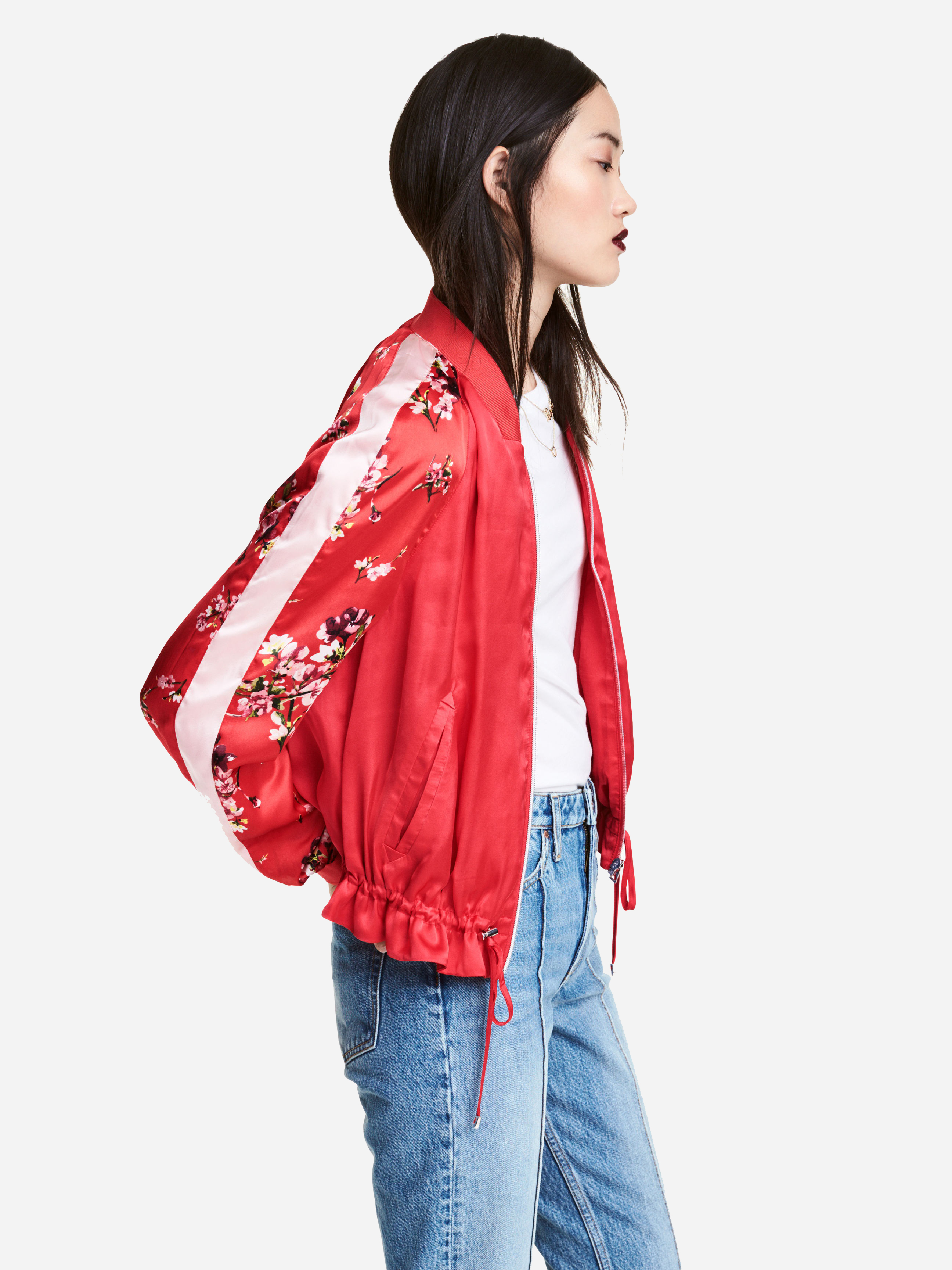 

Бомбер H&M 4629145-ACIN 40 Красный