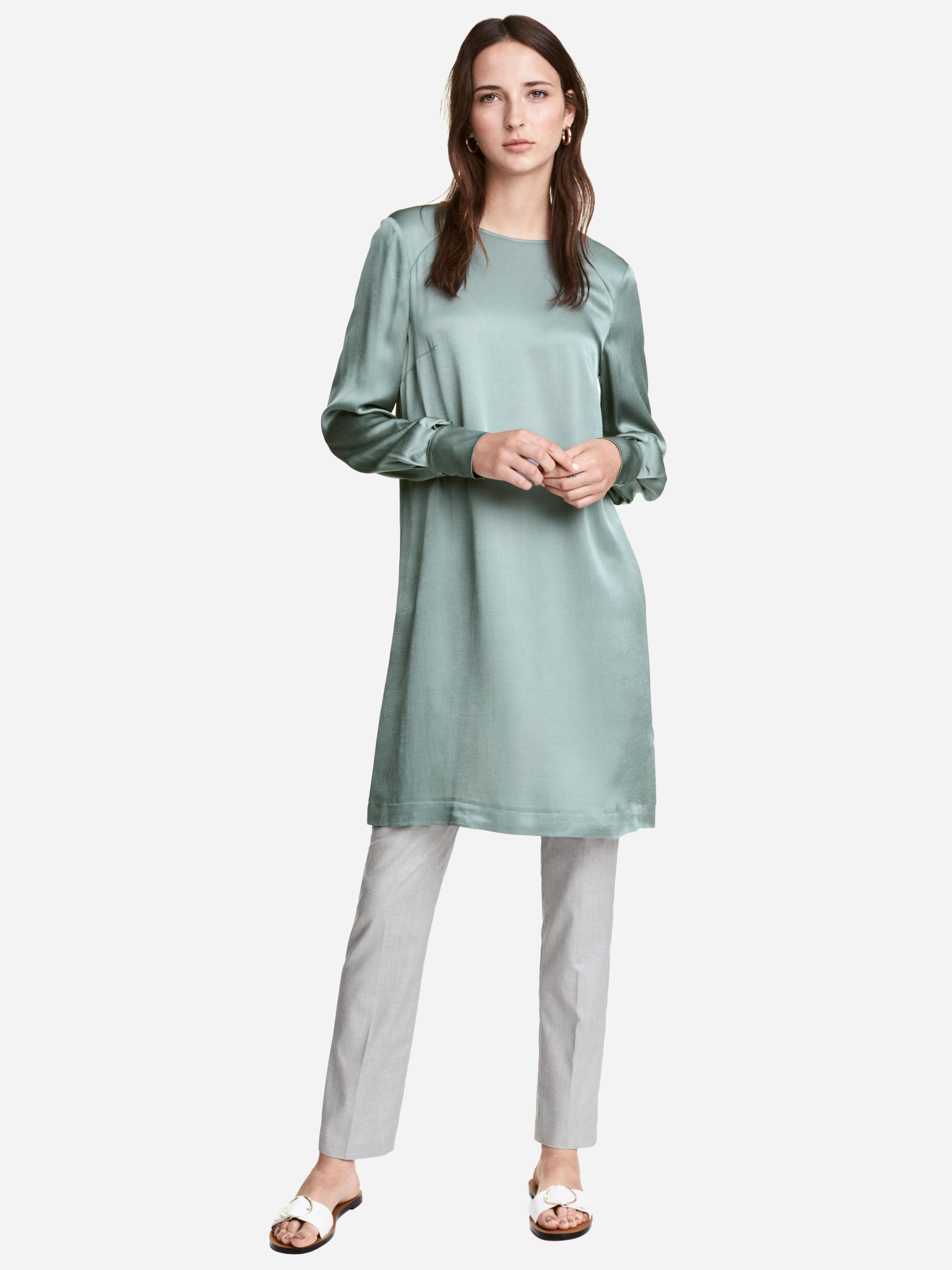 

Платье H&M 4801225-ACTU 44 Бирюзовое