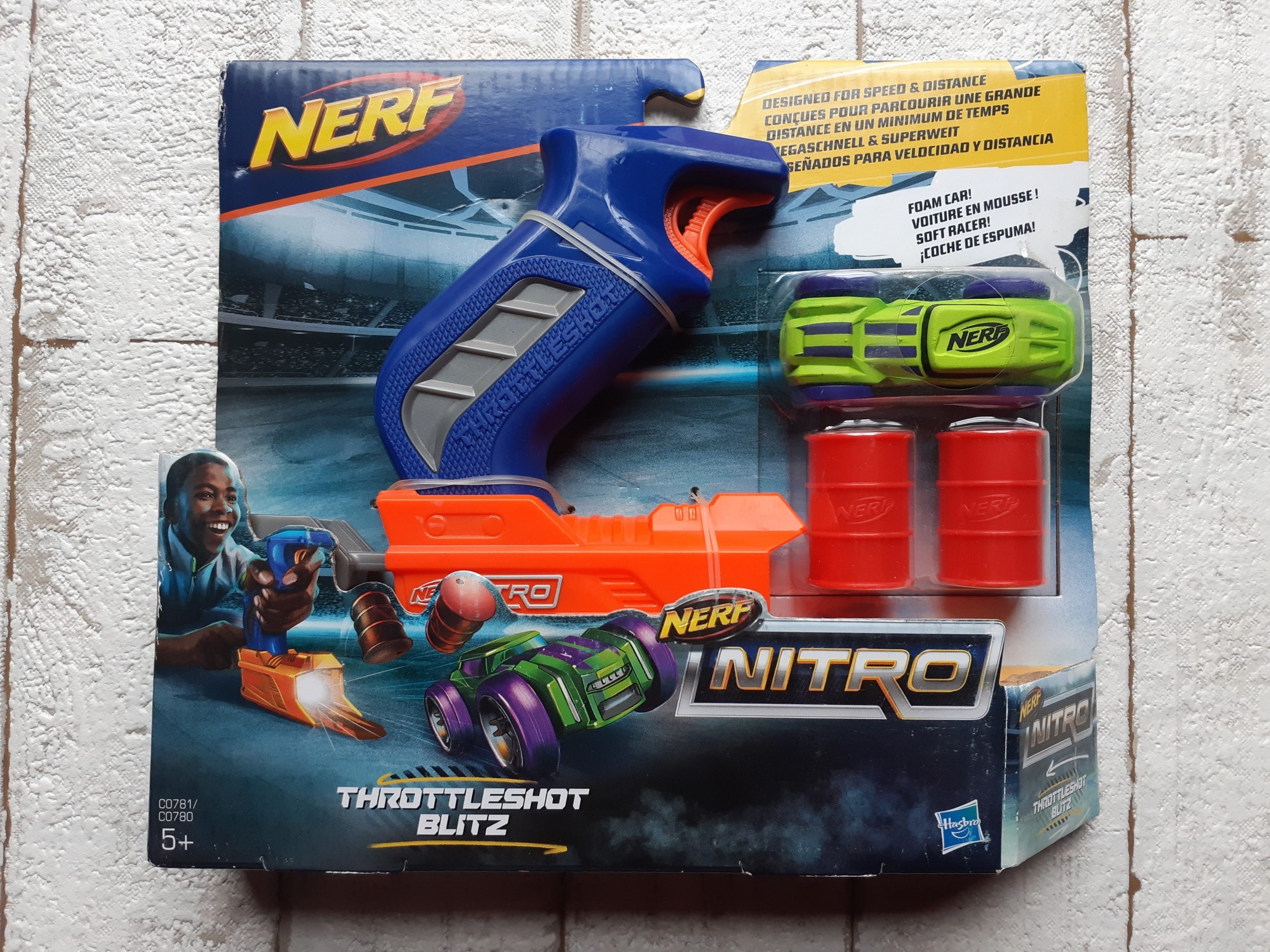

Набор Nerf Nitro Пусковое устройство и машинка Hasbro C0780 C0781
