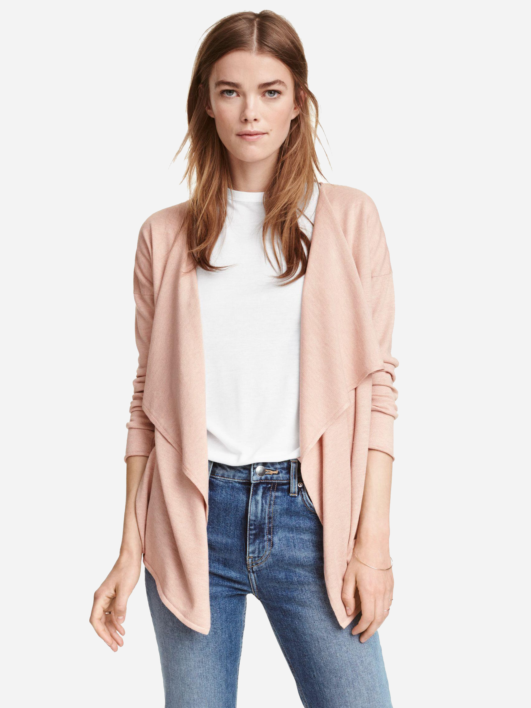 

Кардиган H&M 1920814-ACUH L Бледно-розовый