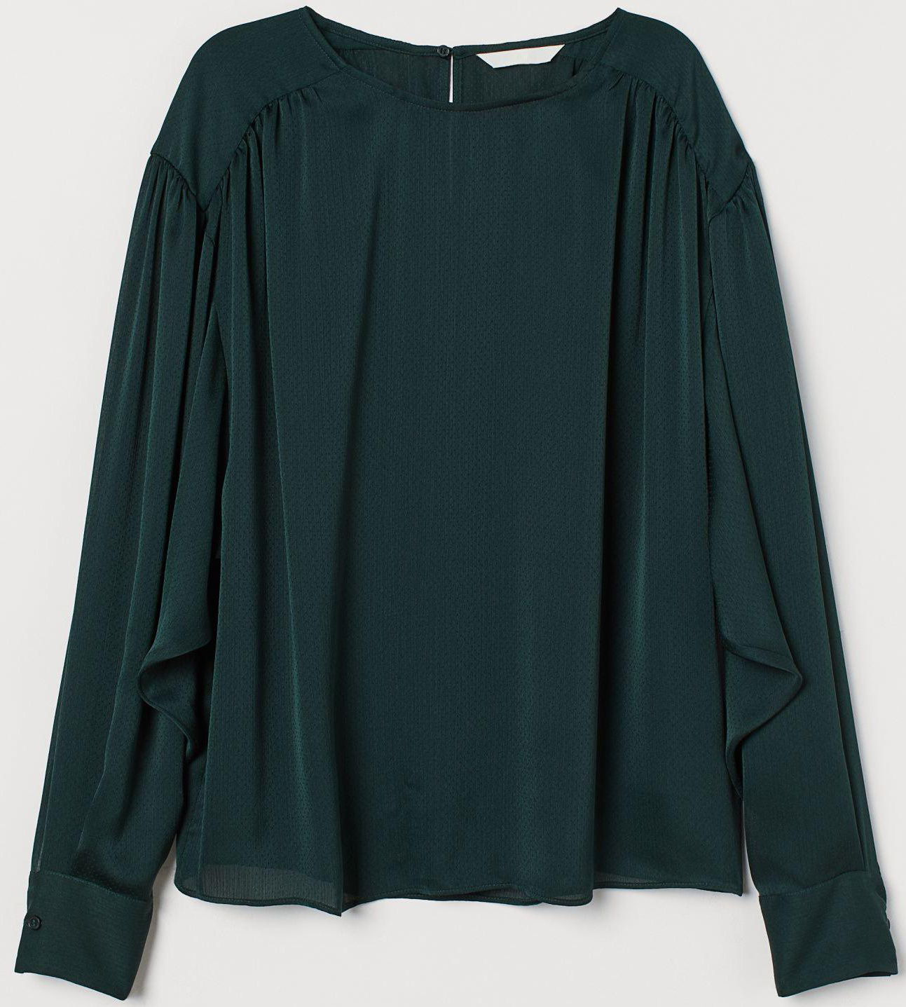 

Блузка H&M 8171501-ACXO S Темно-зеленая