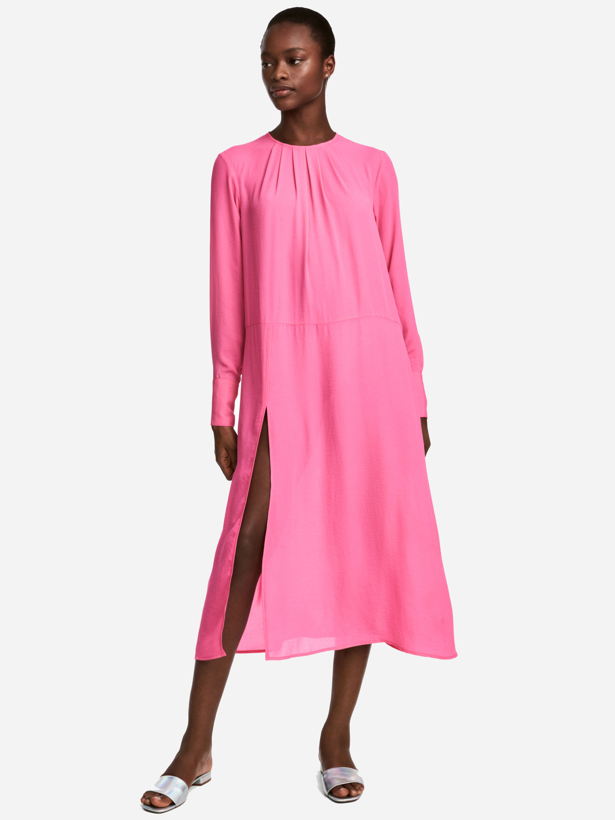 

Платье H&M 5710726-ACWG 36 Розовое