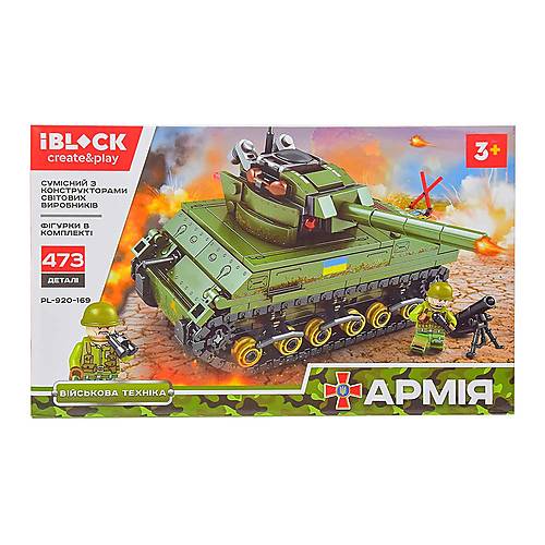 

Конструктор "АРМИЯ" 473 детали IBLOCK (PL-920-169)