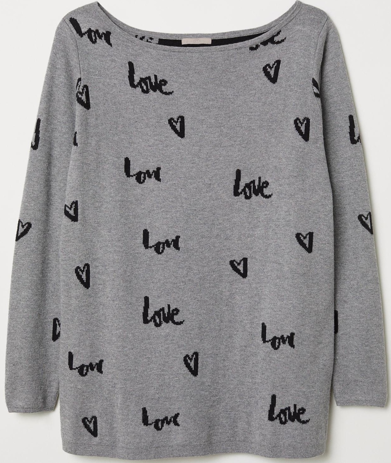 

Джемпер H&M 5589807-AAZF L Серый с черным