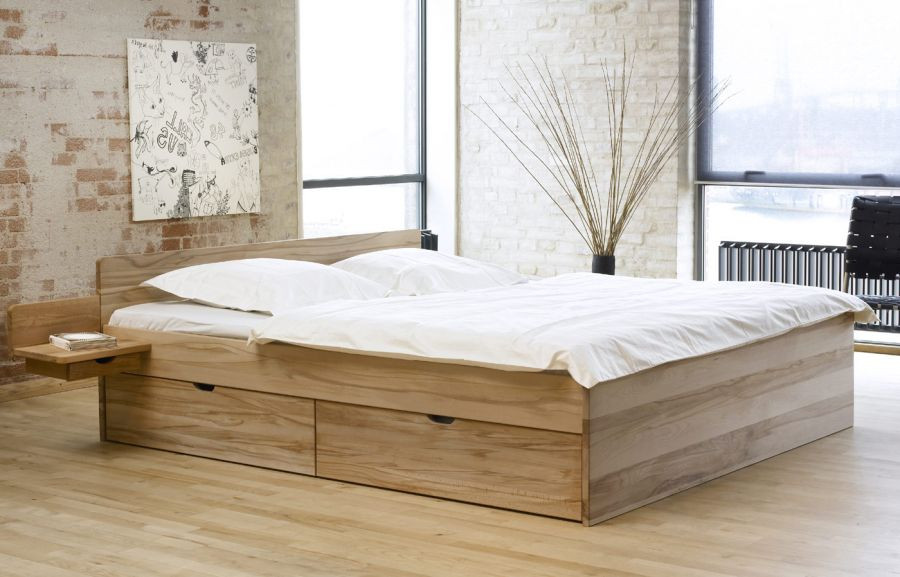 

Кровать двуспальная Dreamwood Гарлем, массив Ольха