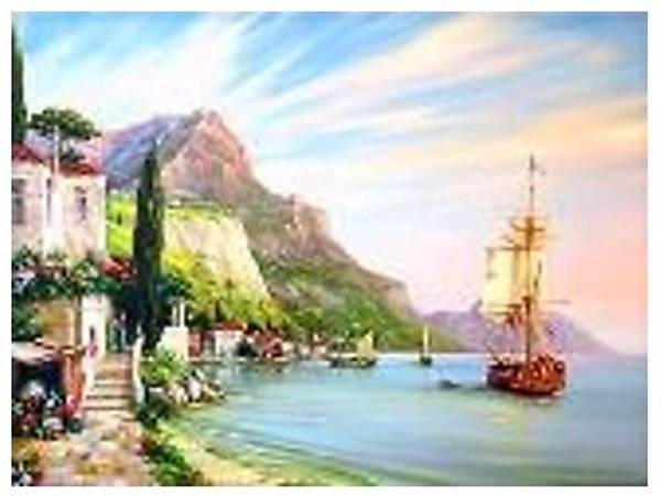 

Картина по номерам "Корабль у берега" 40*50см Shinerichy Ind (3091)