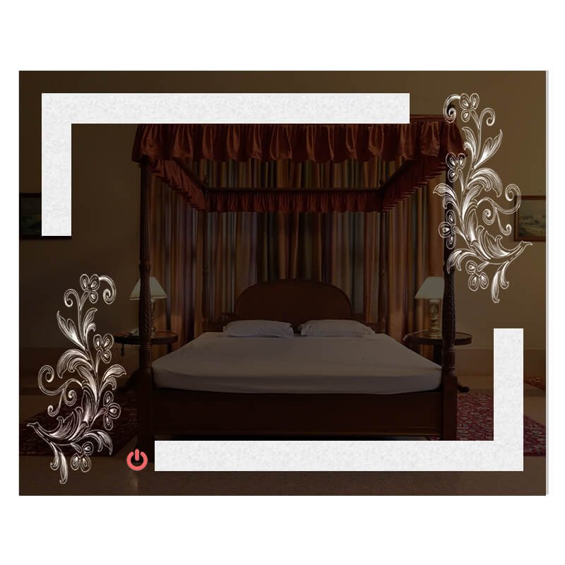 

Зеркало SmartWorld Yunona серия Smart с подсветкой LED прямоугольное 80x110x3 см (Smart-Yunona-80х110х3)