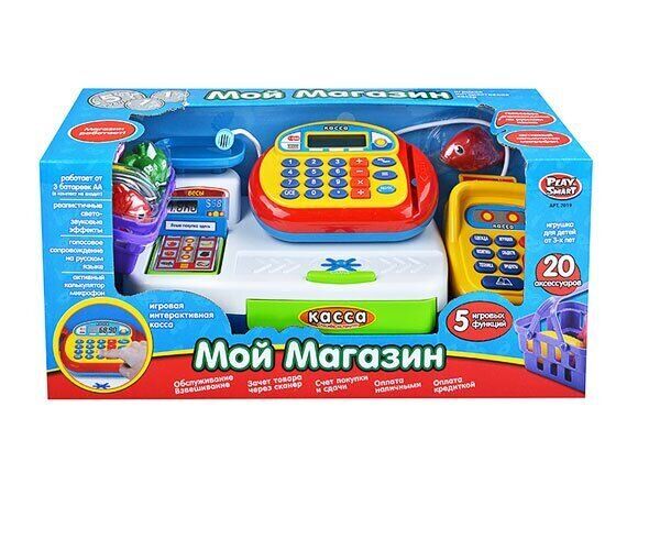 

Магазин Кассовый Аппарат Play Smart 7019 RUS (3 АА)