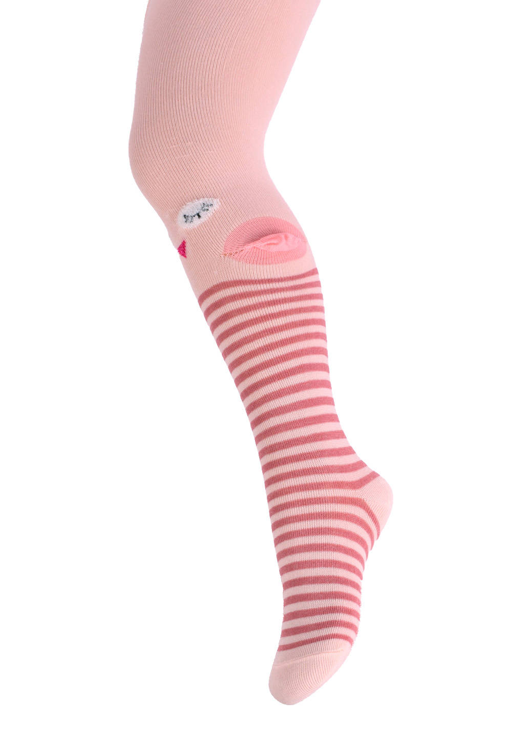 

Колготки детские с мордочками ушками и тормозами Фенна GHK051-3 0-6. На рост 62-74