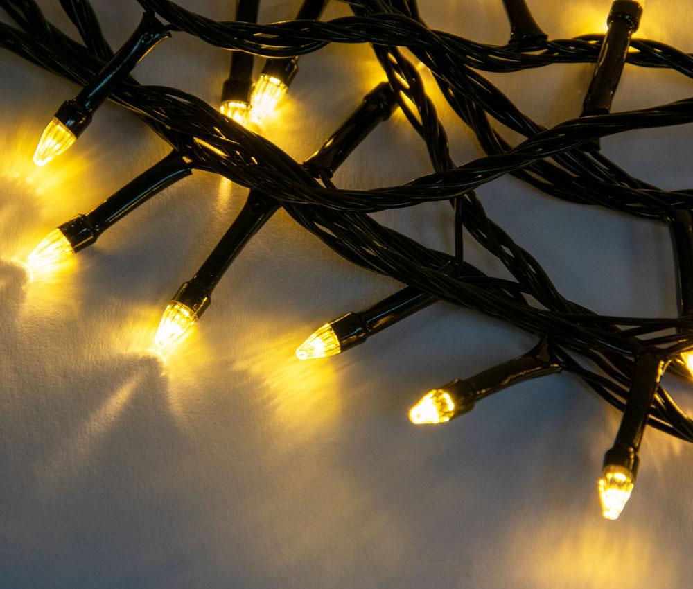 

Новогодняя светодиодная гирлянда на елку (LED300 WW-2 теплый белый свет 270 LED 15.5 м.) ЛЕД на улицу (5029) (1008251-White)