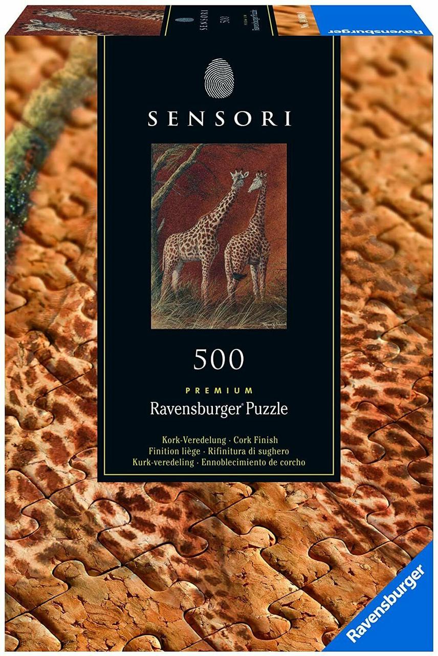 

Пазл Ravensburger SENSORI Дуэт жирафов (дерево) 500 элементов