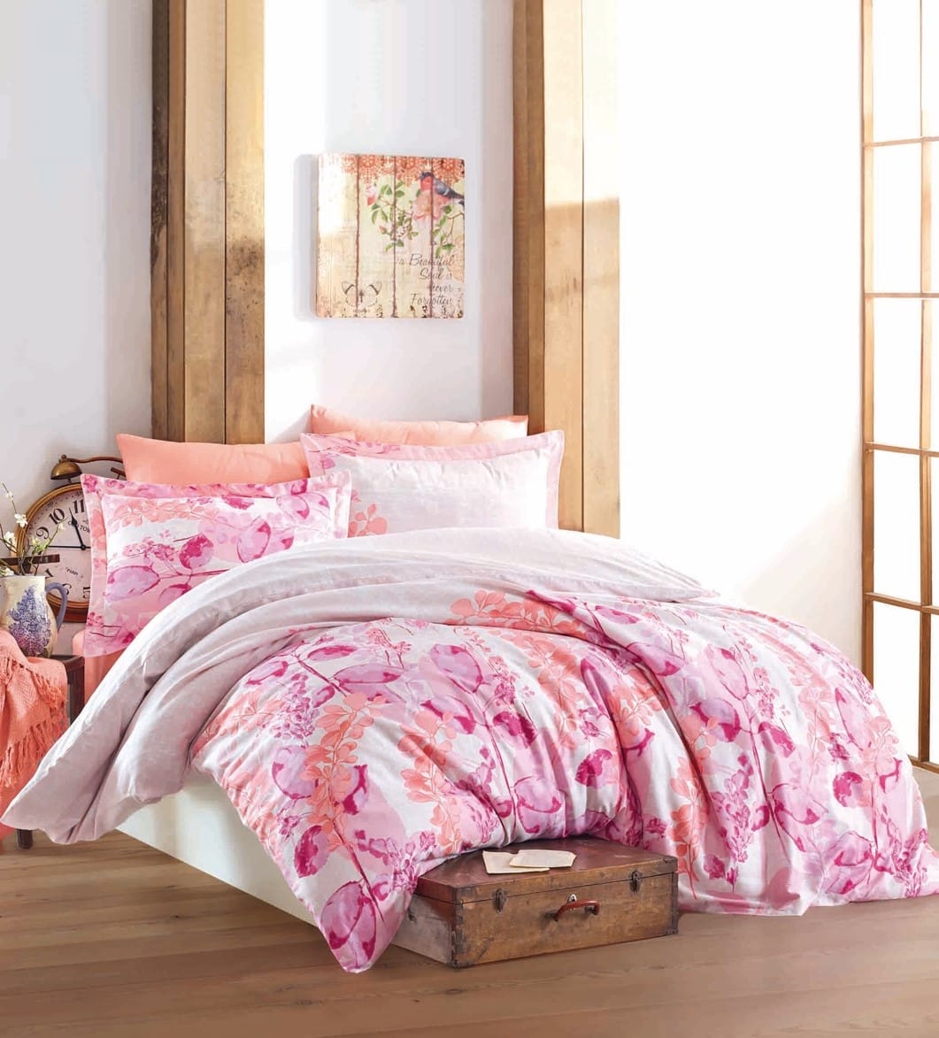 

Комплект постельного белья Zugo Home Сатин Roma V1 Pink 200x220 (ts-01311)