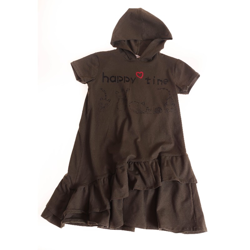 

Платье для девочки BUSHRA 211007 116 см хаки (479738)