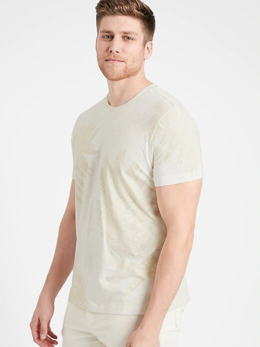 

Футболка Banana Republic 6297140020 White & Tan L Білий
