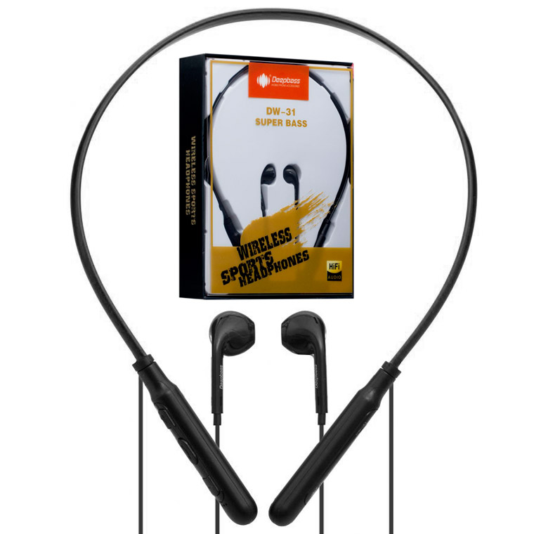 

Bluetooth наушники с микрофоном DeepBass DW-31 черные