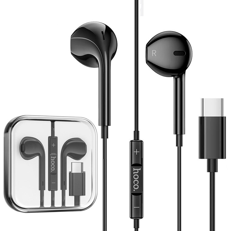 

Наушники с микрофоном Hoco M80 Type-C черные