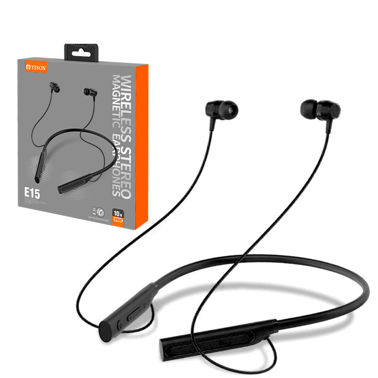 

Bluetooth наушники с микрофоном Yison E15 черные