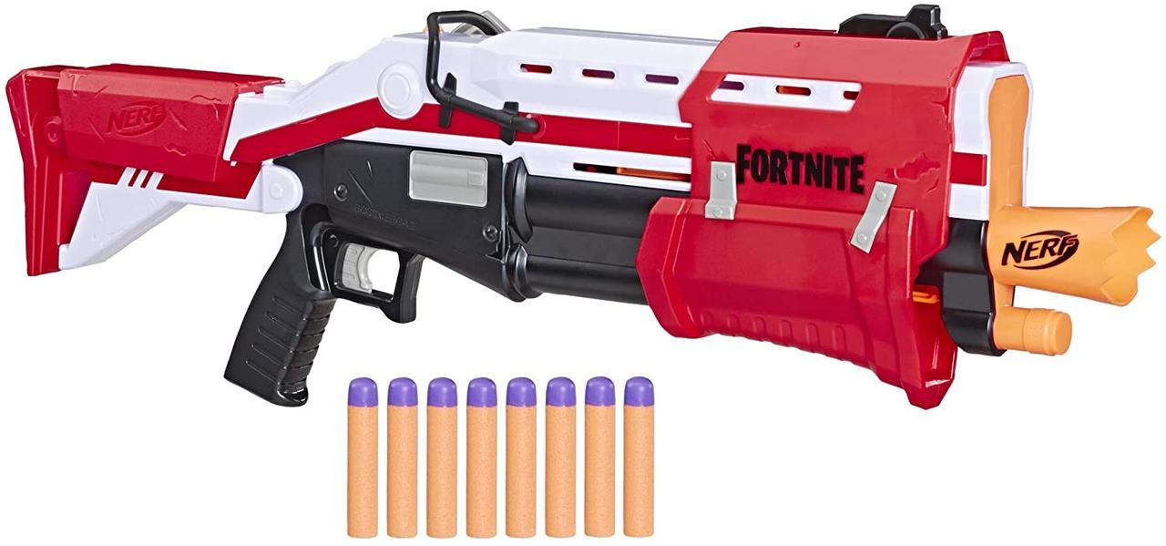 

Бластер Нерф Фортнайт Дробовик c Мега стрелами Nerf Mega Fortnite TS E6159