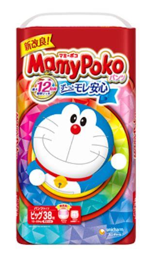 

Подгузники-трусики японские MamyPoko XL(12-22) 38шт.
