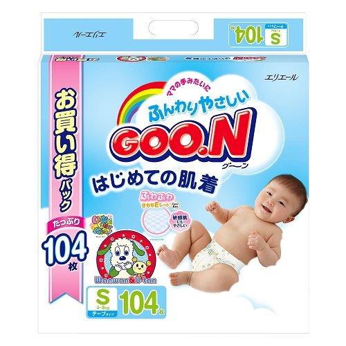 

Японские подгузники Goo.N (ГУН) S (4-8 кг) 84 шт