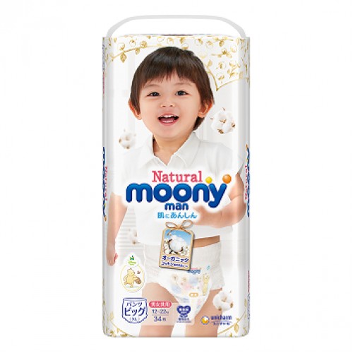 

Трусики Moony Natural Big (12-17kg) 32шт.