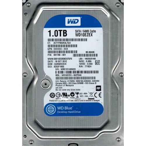 

Жорсткий диск Western Digital 1Tb (WD10EZEX)