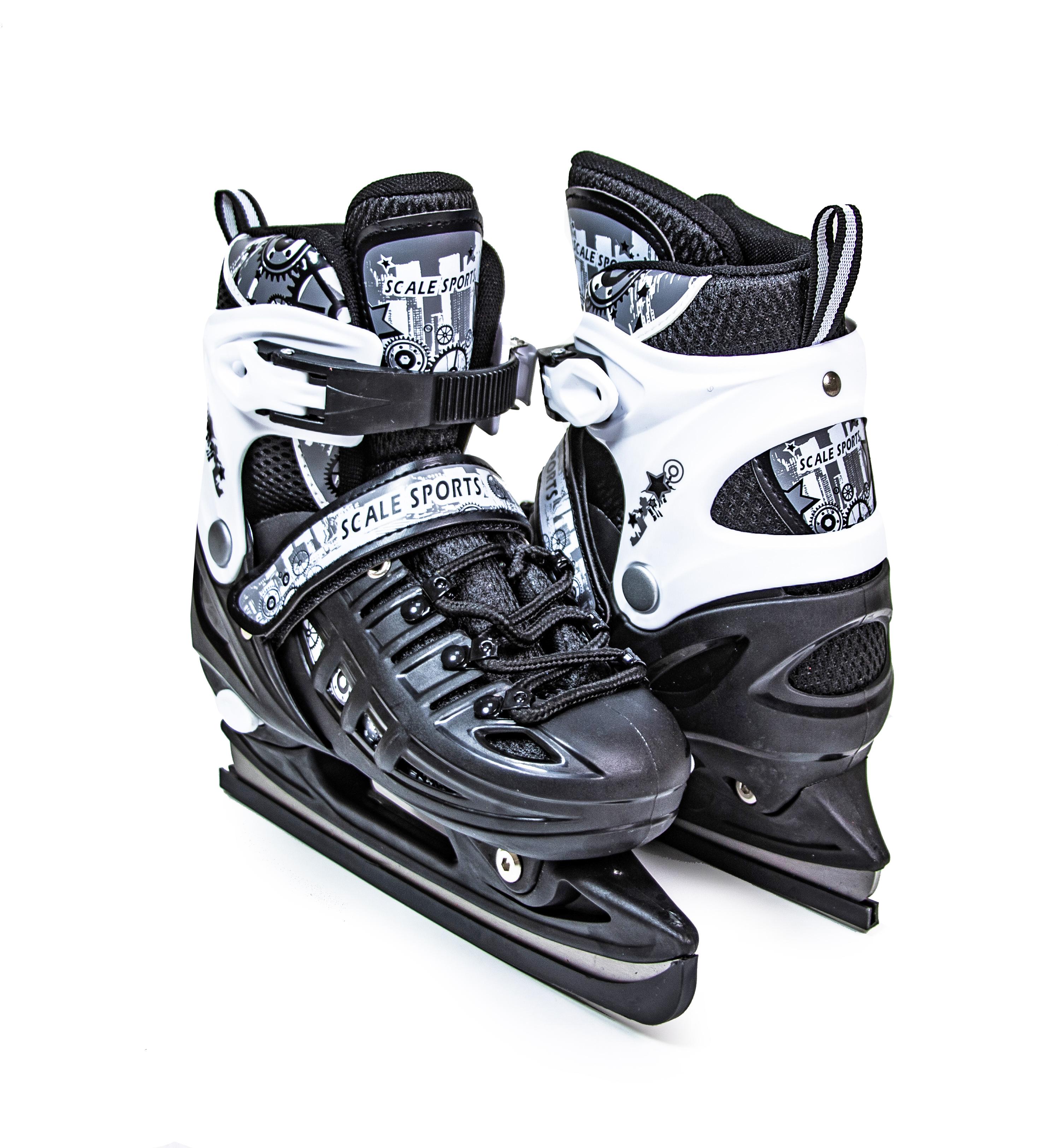 

Коньки раздвижные Scale Sport Black р. 29-33